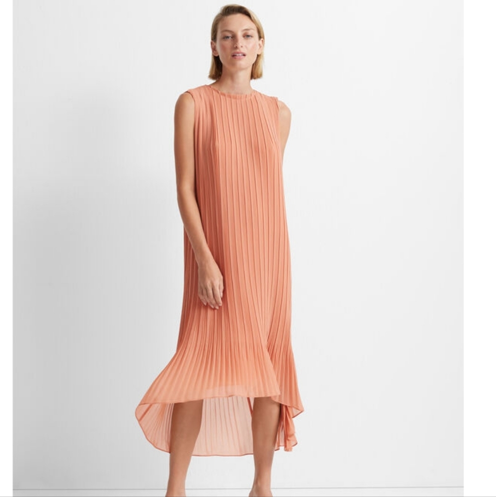 Club Monaco High/Low Peach Dress